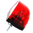 Lampa numar cu pozitie, carcasa rosie, 101x58, W71 407 Was