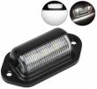 Lampa numar 6 LED-uri, 12-24V, aluminiu/crom/negru L101