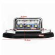 Lampa numar cu 6 LED-uri, 12-24V, 85x42, cromata, Manhattan, KXIAP HBL1004 -SET2buc