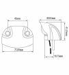 Lampa numar, 72x50, 4 LED-uri, cu garnitura, CA 7085 247Lighting