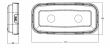 Lampa suplimentara frana si pozitie, 117x56, LED LAMPDEMIA W225 1481 R S1 Was