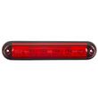 Lampa suplimentara frana LED, 134x27mm, rosie, 12/24v, LSD2524 Horpol