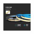 Banda LED, 24V, LED COB, rola 5 metri, 10W/m, 280LED s/m, 4000K, alb natural, 2653 Art