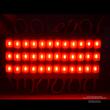 Modul LED 3 SMD injectate, 3 x 5730, 12V, lumina rosie, 20 bucati/folie