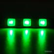 Modul LED 3 SMD injectate, 3 x 5730, 12V, lumina verde, 20 bucati/folie