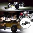 Set 2 lumini ambientale, sub masina, 9 LED-uri, 12V, 500lm, albe, Led Rock Light, HHRYS9W