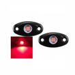 Set 2 lumini ambientale, sub masina, 9 LED-uri, 12V, 500lm, rosii, Led Rock Light, HHRYS9R