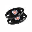 Set 2 lumini ambientale, sub masina, 9 LED-uri, 12V, 500lm, rosii, Led Rock Light, HHRYS9R