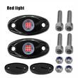 Set 2 lumini ambientale, sub masina, 9 LED-uri, 12V, 500lm, rosii, Led Rock Light, HHRYS9R