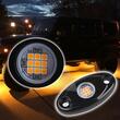 Set 2 lumini ambientale, sub masina, 9 LED-uri, 12V, 500lm, galbene, Led Rock Light, HHRYS9Y