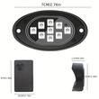 Set 8 lumini ambientale, LED, sub masina, 12V, multimod si multicolor, 3 moduri de a controla luminile, Smart Led Rock Light, HHRY168
