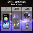 Set 8 lumini ambientale, LED, sub masina, 12V, multimod si multicolor, 3 moduri de a controla luminile, Smart Led Rock Light, HHRY168