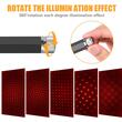 Lampa USB cu proiectie ambientala stelara, lumina rosie, Yel02 StarLight