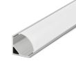 Suport profil aluminiu 1mx56x10mm in colt, fara dispersor, pentru banda LED, GLBZ 41012A1