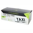 Caseta firma Taxi, LED, alba, cu magnet, fir 170cm, 86860 Carmotion