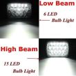 Far incastrabil cu 2 faze, 200x140x75, 15 LED-uri H6054 - 42022