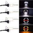 Far cu 2 faze, Hi-Low, cu DRL, BOSS, 9-36V, pentru Jeep si moto, 03625 Amio