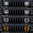 Far cu 2 faze, Hi-Low, cu DRL, BOSS, 9-36V, pentru Jeep si moto, 03625 Amio