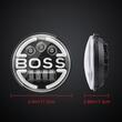 Far cu 2 faze, Hi-Low, cu DRL, BOSS, 9-36V, pentru Jeep si moto, 03625 Amio