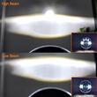 Far universal LED, fi17.8cm, 9-36V, 60W, 5500lm, cu faza lunga, scurta, pozitie alba DRL, semnalizare si modul intermitent RGB craniu, pentru Jeep si moto, Pirate Skull 03695 Amio
