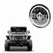 Far universal LED, fi17.8cm, 9-36V, 60W, 5500lm, cu faza lunga, scurta, pozitie alba DRL, semnalizare, pentru Jeep si moto, Ghost 03696 Amio