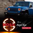 Far cu 2 faze, Hi-Low, cu DRL, BOSS, 9-36V, pentru Jeep si moto, 03625 Amio