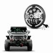 Far cu 2 faze, Hi-Low, cu DRL, BOSS, 9-36V, pentru Jeep si moto, 03625 Amio