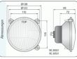 Element optic far fi123/139-110 in masca cu pozitie, stanga RE.30537 Wesem