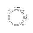 Far tractor rotund Massey Ferguson, Landini, dreapta, Oem 1672767M91, 1860176M1, 1890155M1, BK69089