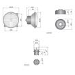 Element optic pentru far tractor Massey Ferguson, John Deere, cu pozitie, fi138, 52875 Wesem