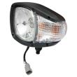 Far cu lampa semnalizare inclusa, cu cablu cu mufa DT6p, dreapta si stanga, SET, Caterpillar, bobcat,  HR-A-030 Huaren