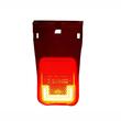 Lampa gabarit 60x42, LED, cu talpa, rosie, Hor112 LD 2733 Horpol