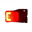 Lampa gabarit 60x42, LED, cu talpa, rosie, Hor112 LD 2733 Horpol