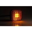 Lampa gabarit 62x62, LED, galbena, 12-36V, FT-027-Z Fristom