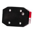 Lampa gabarit, 63x42, bec, rosu cu alb, cu suport lateral, FT-024 Fristom