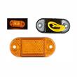 Lampa gabarit 65x28, LED, galbena, 12-36V, cu catadioptru, FT-062 Z Fristom