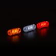 Lampa gabarit 65x28, LED, rosie, 12-36V, cu catadioptru, FT-062 C Fristom