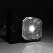 Lampa gabarit 63 x 63 cu LED, cu suport lateral, alba, cu mufa FT-069 B1 QS075 Fristom