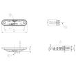 Lampa gabarit 78x22, LED, galbena, slim 12-24V, LD2328 Horpol