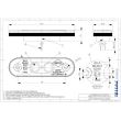 Lampa gabarit 79x23, LED, slim, alba, LD956 Horpol
