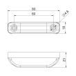 Lampa gabarit 80x18 LED, galbena, 12-30V, FT-013 Z Fristom
