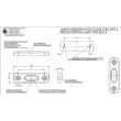 Lampa gabarit 84x24, LED, slim, alba, 12-24V, W97.3 716 Was
