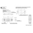 Lampa gabarit 84x24, LED, slim, galbena, 12-24V, W97.3 714 Was