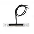 Lampa gabarit 84x24, LED, slim, alba, 12-24V, W97.3 710 Was