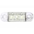 Lampa gabarit 84x24, LED, slim, alba, 12-24V, W97.3 710 Was