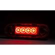 Lampa gabarit, 84x27, LED, slim, rosie, cu 2 garnituri bullbar, , FT-073C Fristom