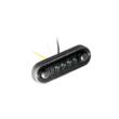 Lampa gabarit, 84x27, 2in1, LED, slim, alb-galben, cu 2 garnituri bullbar, FT-073 BZ LED DARK Fristom