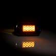 Lampa gabarit 84x27, Slim, 4 LED-uri, 2 garnituri, montare bullbar, galbena, FT-073Z DARK Fristom