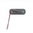 Lampa gabarit 84x24, 12 LED-uri, 12-24V, rosie, Formplas FR-0175W, BK79006