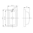 Lampa gabarit 95x55, bec, alb-rosie, 12-24V, G05/2 Gmak  